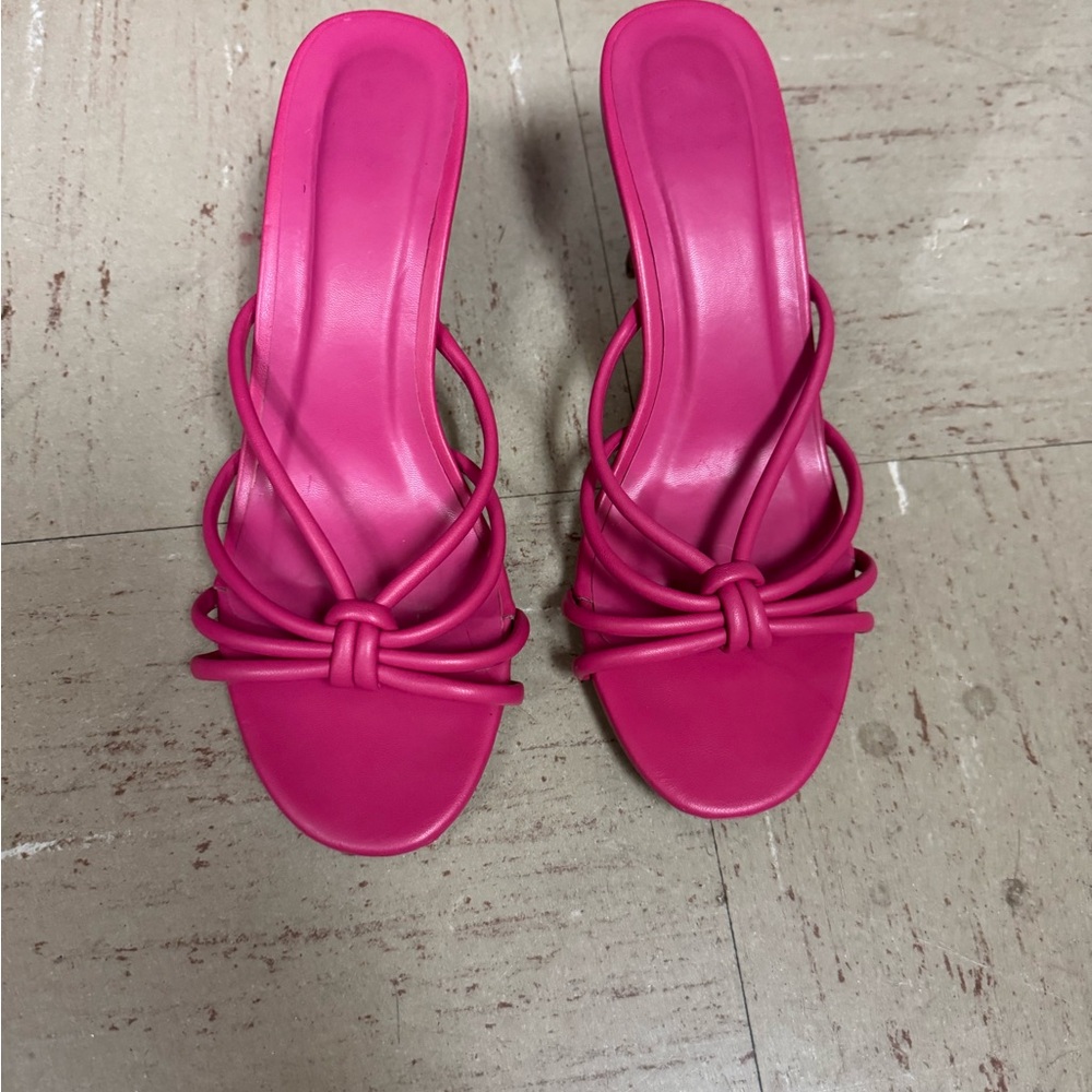 a new day Fuchsia Strappy Heels